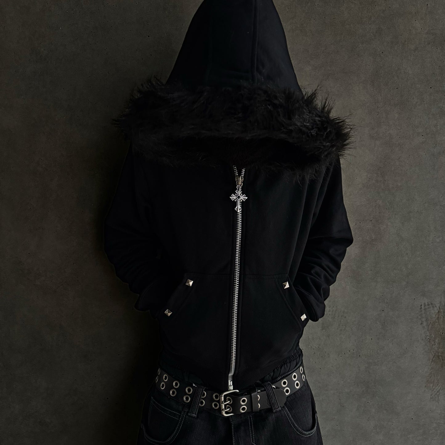 Hoodie Fur Black — Archive Series