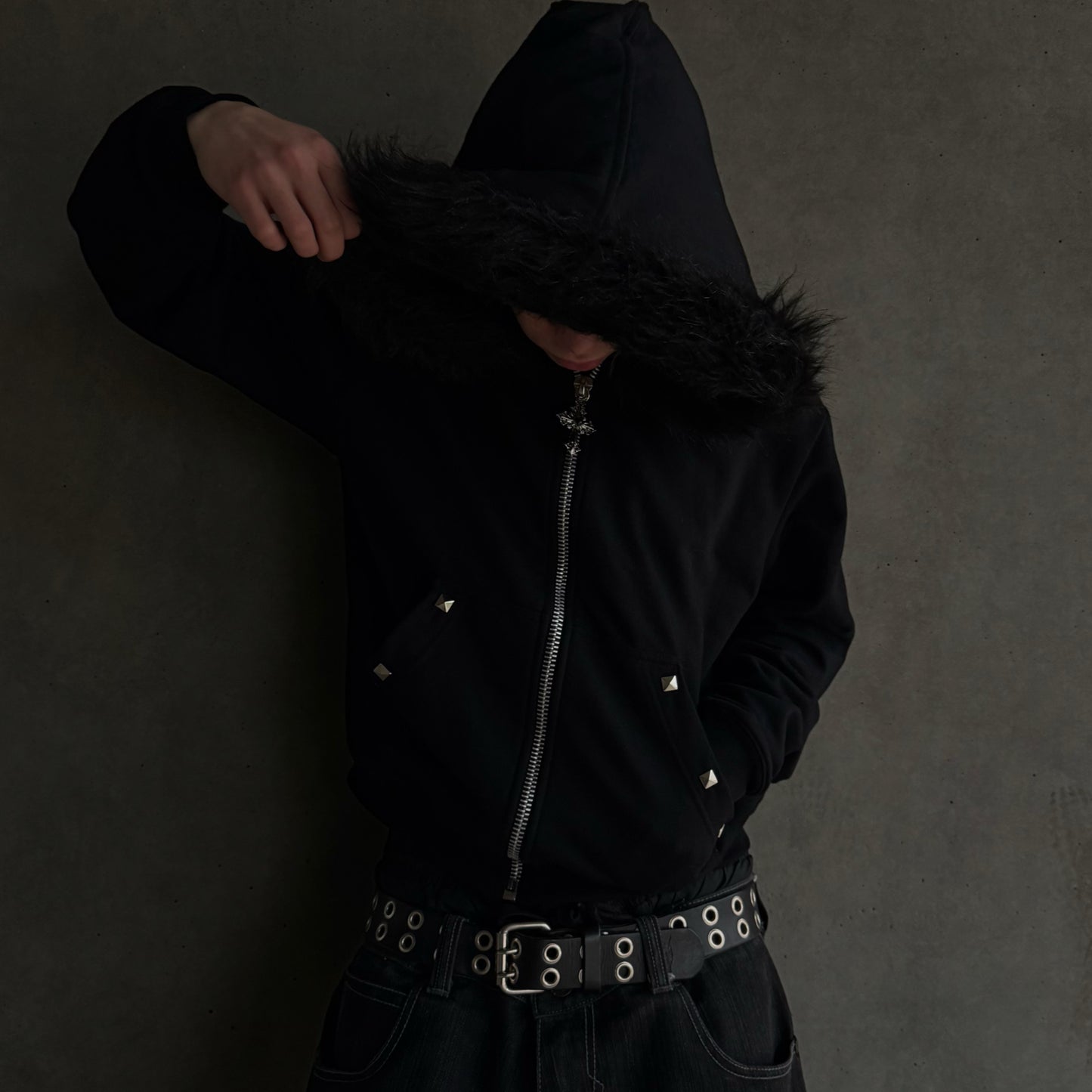 Hoodie Fur Black — Archive Series