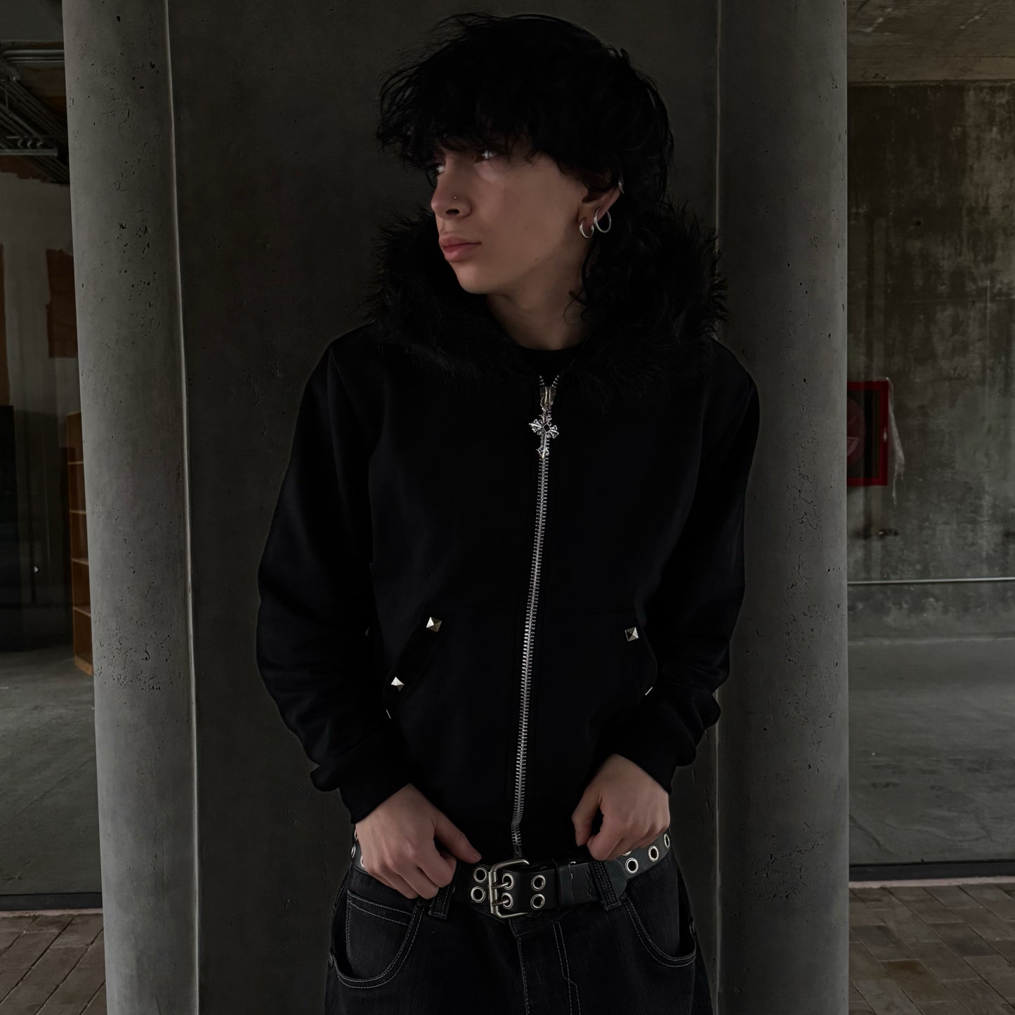 Hoodie Fur Black — Archive Series