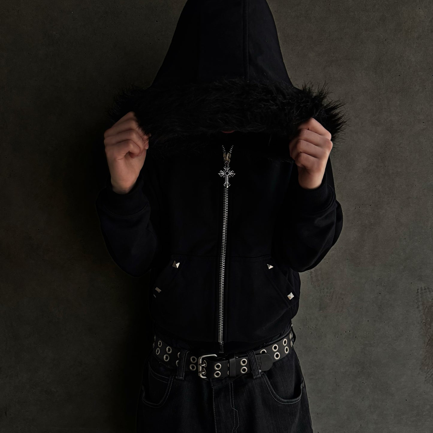 Hoodie Fur Black — Archive Series