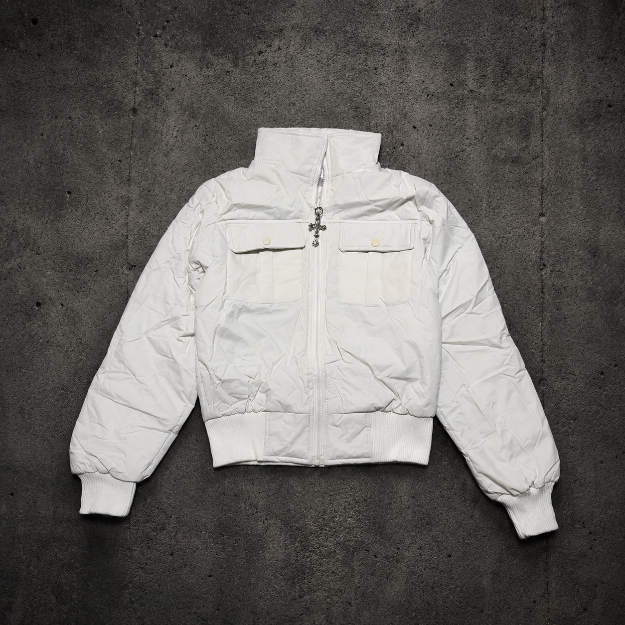 JACKET WHITE FUR