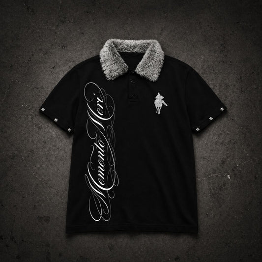 PRE ORDEN POLO MEMENTO MORI BLACK
