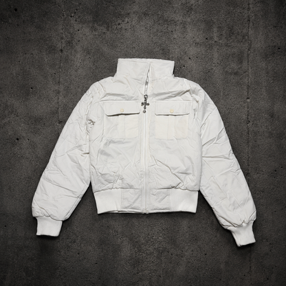 JACKET WHITE FUR