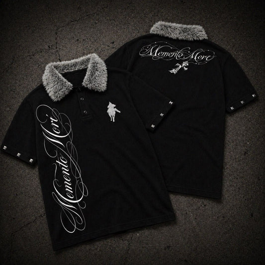 PRE ORDEN POLO MEMENTO MORI BLACK